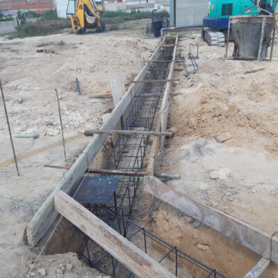 Cimentación de nave agrícola