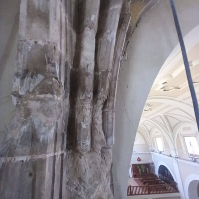 Consolidacion de nervios iglesia de Illana  estado inicial