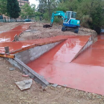 Ejecución de rampa accesibilidad IES Buero Vallejo Guadalajara