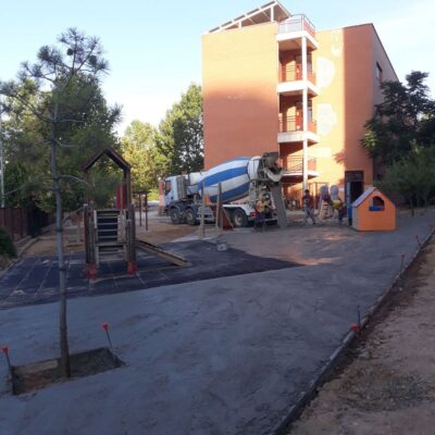 Mejora de zona infantil colegio Cardenal Mendoza Guadalajara